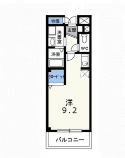グロウステイトW【1階】の間取り