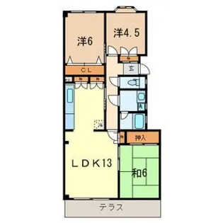 ウインザーパレスNo.2【2階】の間取り