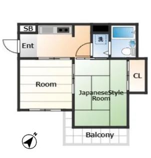 メゾンドールわらび【2階】の間取り