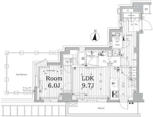 メイクス池上ルーチェ【6階】の間取り