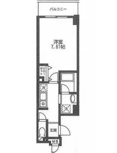 東京都品川区南大井2【マンション】の間取り