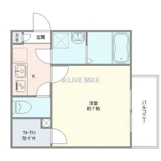 ジーメゾン衣笠栄町【1階】の間取り