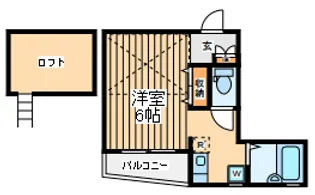 オリーブハウス【1階】の間取り