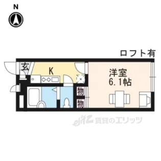レオパレスなかの2番館【2階】の間取り