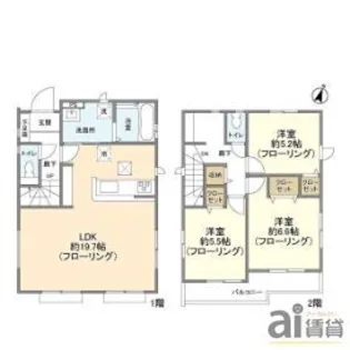東京都東村山市多摩湖町1【一戸建】の間取り