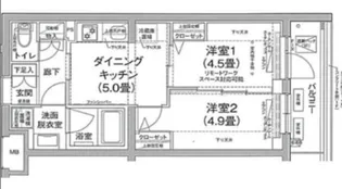 ルフレ田園調布南【1階】の間取り