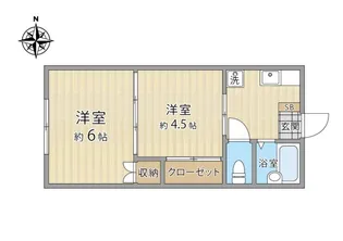アネックスシュウエイ【1階】の間取り