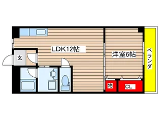 メゾンツツミ【2階】の間取り