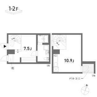COLLAGE HOUSEの間取り
