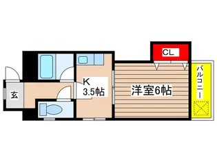 PSドゥエリングビル【2階】の間取り