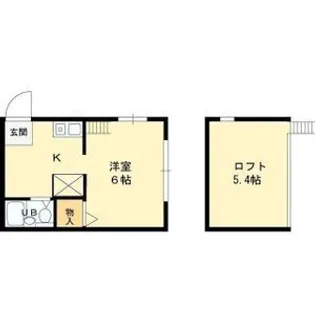 カイバラコープ【1階】の間取り