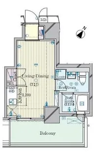 東京都世田谷区太子堂1【マンション】の間取り
