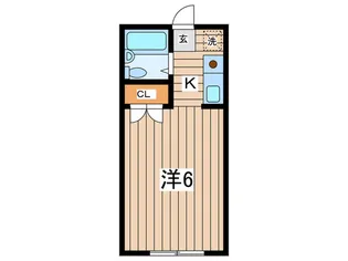 シャローム日吉【1階】の間取り