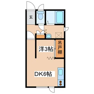 プレイスピア緑ヶ岡II【1階】の間取り