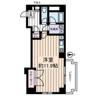 LOTUS GARDEN HOSAKA【3階】の間取り