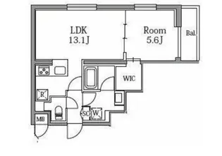 プラティーク大森山王の間取り