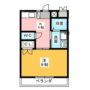 テラスホーエー【1階】の間取り