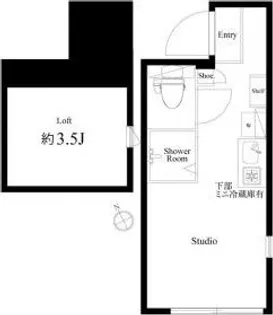 カサ・デ・アンジェラ【2階】の間取り