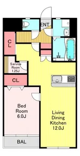 エンゼルハイム戸田【2階】の間取り