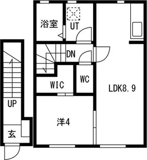 EQUUS(エクウス)A【2階】の間取り