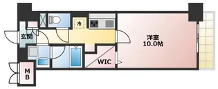 アロームドゥジョア【8階】の間取り