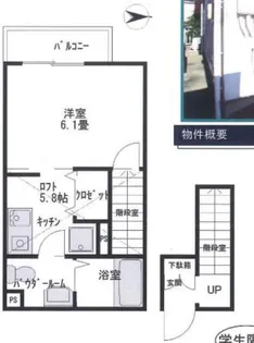 クレスト堀之内【2階】の間取り