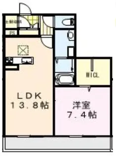ファシーノ FASCINO【2階】の間取り