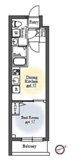 GRAN PASEO門前仲町【2階】の間取り