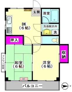 ハイツマチダ【2階】の間取り