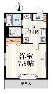 フェリーチェ【1階】の間取り