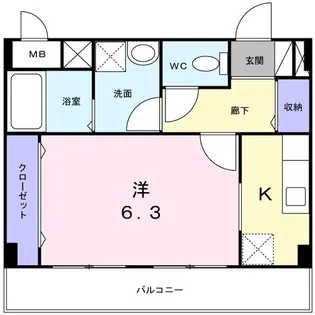 Long HouseII【4階】の間取り