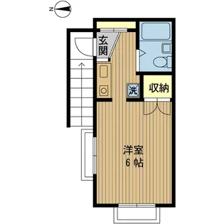 須永アパート【2階】の間取り