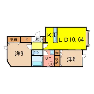 アンダンテ E棟【1階】の間取り