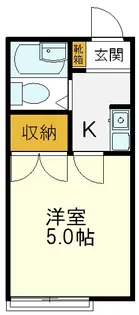 一ツ橋リビング【2階】の間取り