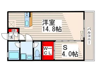 SGマンション【2階】の間取り