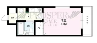 プレアール東中浜【4階】の間取り