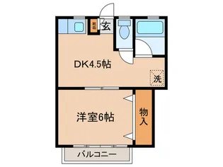 エステ-トヴィラ【1階】の間取り