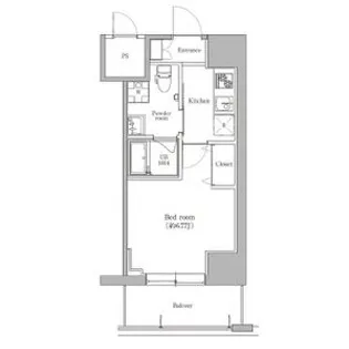 エルプレイス本町【8階】の間取り