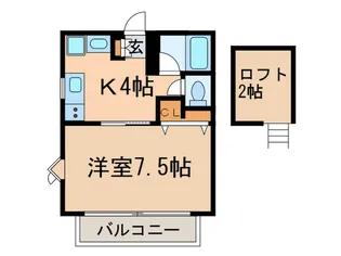 ラティス成城【2階】の間取り