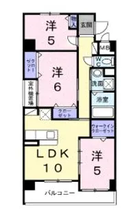 コンフォート フィールド【2階】の間取り