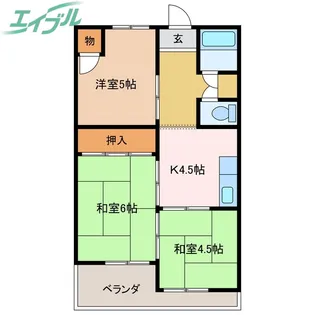 第一セントラルビル【3階】の間取り