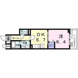 ブレイ ダ ブリク【2階】の間取り