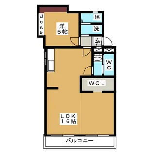 パラシオン城下【1階】の間取り
