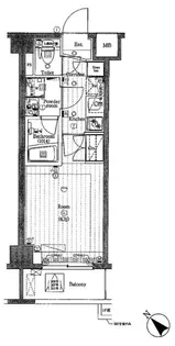 PREMIUM CUBE 不動前DEUX【4階】の間取り