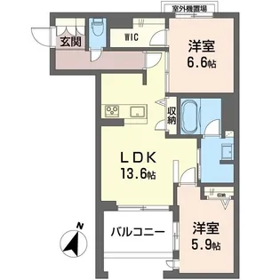 カスケード【1階】の間取り