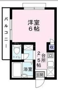 ヒルズペガサス【2階】の間取り