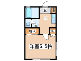 コゼットB【2階】の間取り