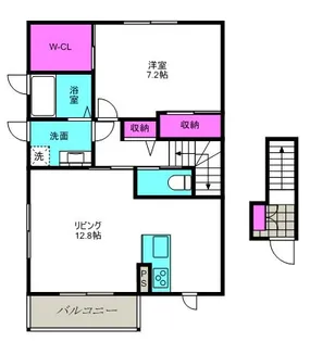 T-House 豊中【2階】の間取り