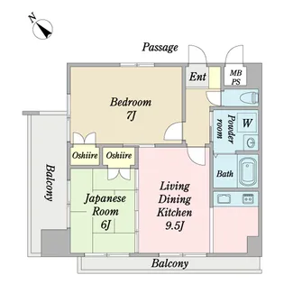 森田い祢ビル【4階】の間取り