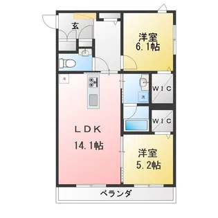 ALNEST【2階】の間取り